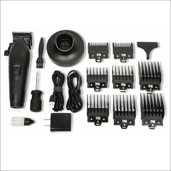 TPOB Pro XO Dark Clipper Brushless 7200rpm Professional Hair Trimmer Black-NEW - Picture 6 of 16